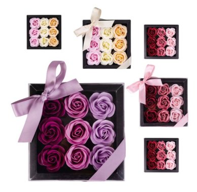 Baderosen in Geschenkbox