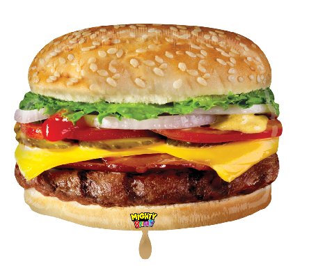Folienballon Cheeseburger