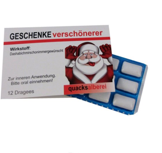 Witzige Kaugummis Geschenkeverschnerer