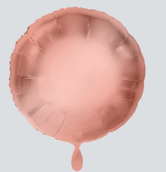 Ballon - Rund - Rosegold- 71cm