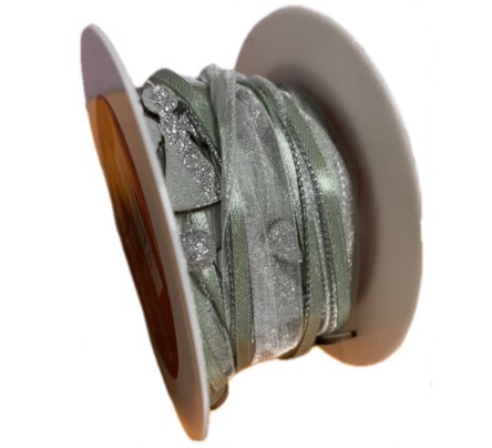 Trendy Band Engel grn/silber, 5m