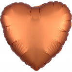 Folienballon Herz Amber Satin