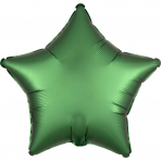 Ballon Stern Satin Luxe Emerald, 43 cm