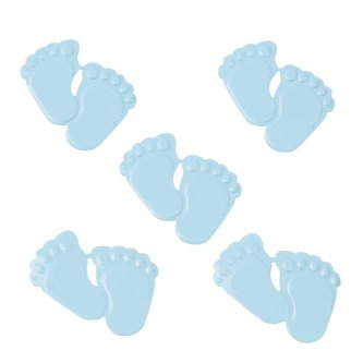 Flitter-Babyfsse hellblau, ca.1,5 cm