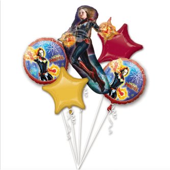 Ballon Bouquet Captain Marvel