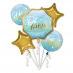 Ballon Baby Boy Bouquet, blau