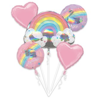 Ballon Bouquet Regenbogen