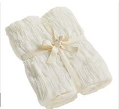 Tischlufer Hochzeit, wollwei aus Musselin