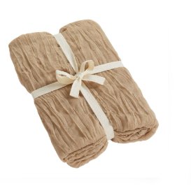 Tischlufer Hochzeit, sand aus Musselin