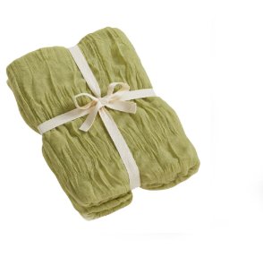 Tischlufer Hochzeit, kiwi aus Musselin