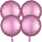 Multi Pack Satin rosa Ballons, 4 Stck