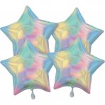 Multi-Pack Iridescent Rainbow Pastell, 4 Stck