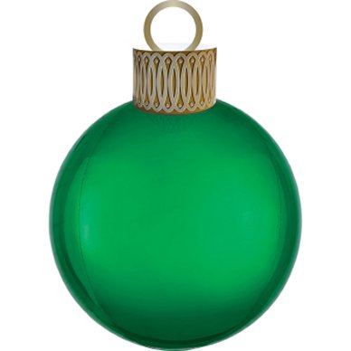 Ballon als Weihnachtskugel, grn