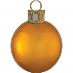 	Weihnachtskugel als Ballon, gold