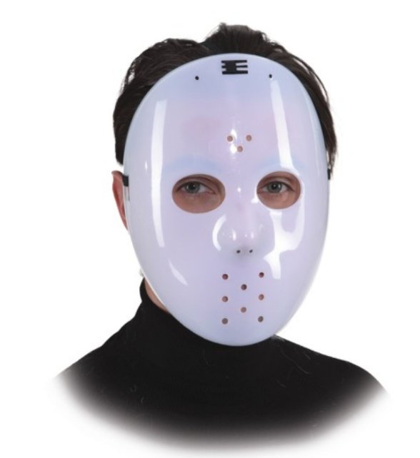 Maske wei - Eishockey