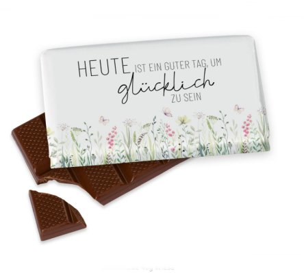 Schokolade mit Spruch, 40g