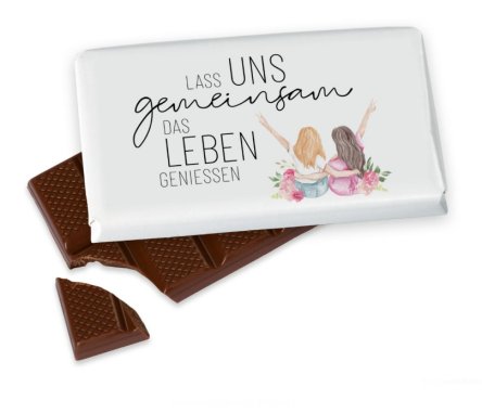 Schokolade mit Spruch, 40g
