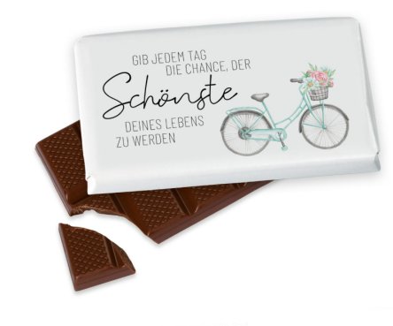 Schokolade mit Spruch, 40g