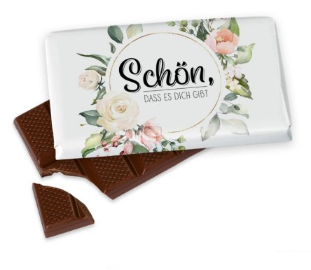 Schokolade mit Spruch, 40g