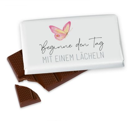 Schokolade mit Spruch, 40g