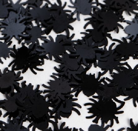 Spinnen Konfetti, schwarz -14g