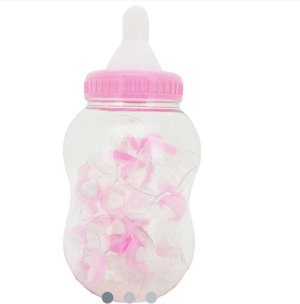 Geschenkflasche Baby Mdchen, rosa