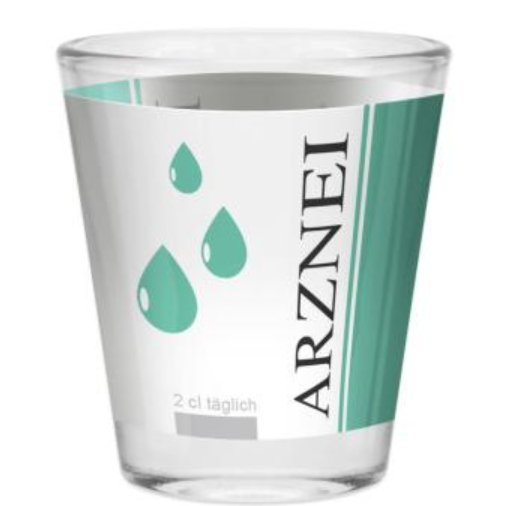 Schnapsglas Arznei