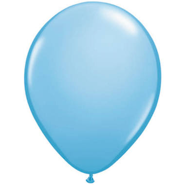 Hellblaue Ballons 13 cm - 100 Stck