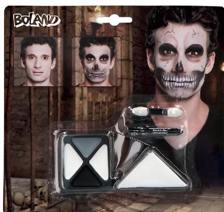 Schminkset Totenkopf