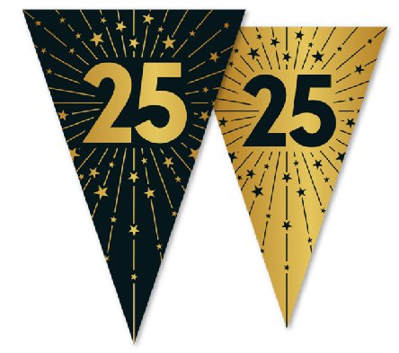 Wimpelkette zum 25.Geburtstag/Jubilum