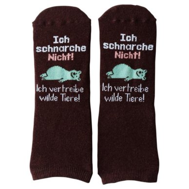 Zaubersocken Motiv Ich schnarche nicht