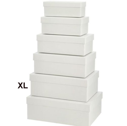 Geschenkschachtel wei, XL