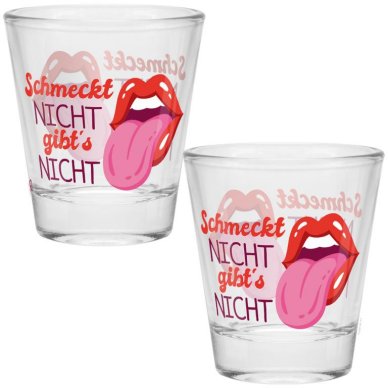 Schnapsglas Motiv Schmeckt nicht