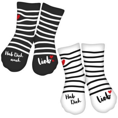 Zaubersocken Hab dich Lieb