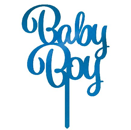Kuchendekoration aus Acryl � Baby Boy