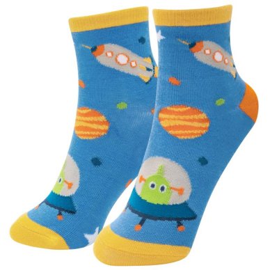 Zaubersocken Motiv Rakete