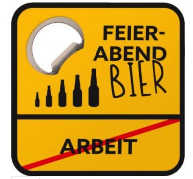 Bierdeckel mit Flaschenffner