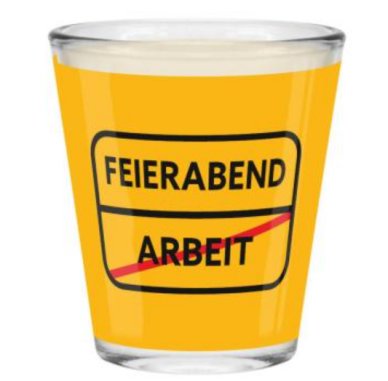 Schnapsglas Set Feierabend