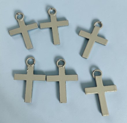 Streudeko Kreuz, 6-tlg. wei�