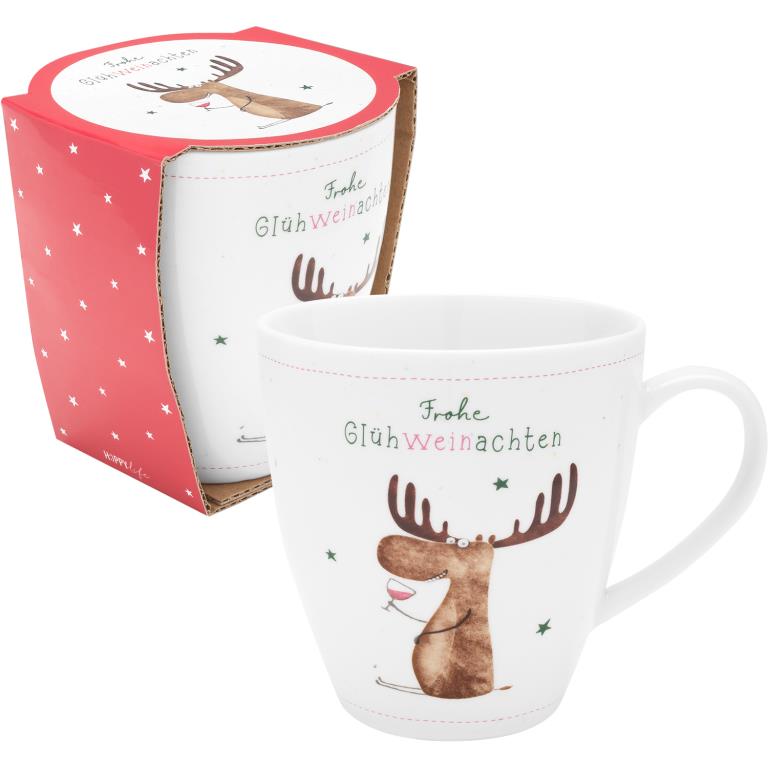 Wintertasse Frhliche Glhweihnachten