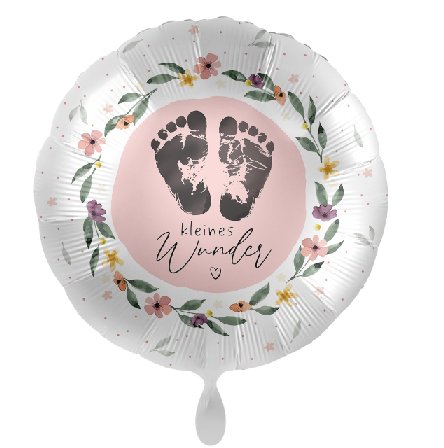 Folienballon Baby Girl - Kleines Wunder