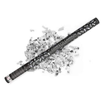 Konfetti-Shooter Silber-Glanz 60cm