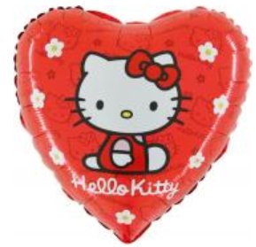 Hello Kitty Folienballon in Herzform