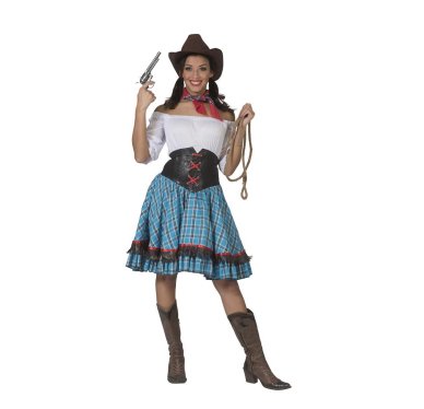 	         Cowboy Damen Kostüm, 36-38
