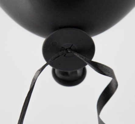 100x Ballonverschlsse, schwarz