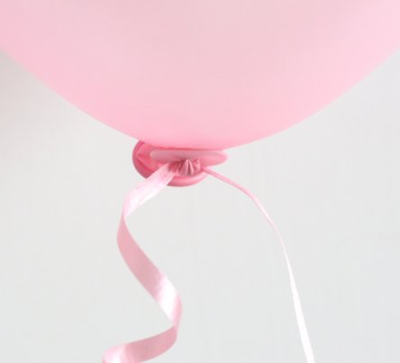 100x Ballonverschlsse, rosa