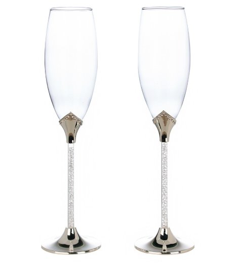 Champagner Glser, 2er Set - Glamour