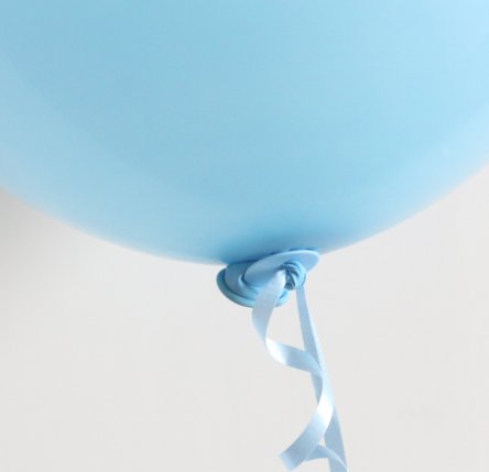 100x Ballonverschlsse, hellblau