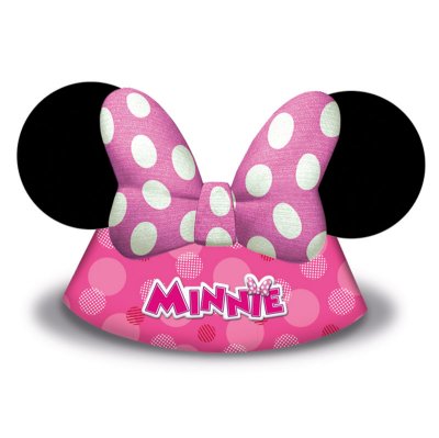 Partyhte Minnie Maus Ohren, 6 Stck