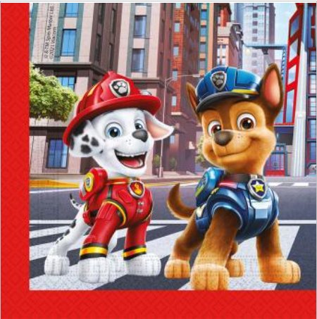 Servietten Paw Patrol Movie